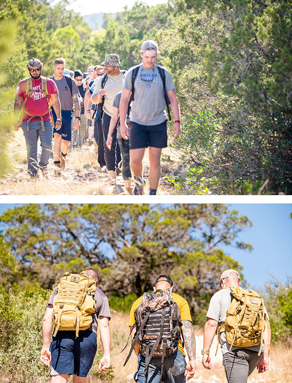 Wounded Warriors hike to honor veterans who died by suicide.