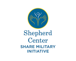Shepherd Center Share Military Initiative logo