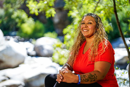 Navy veteran and woman warrior Ysabel Cardona
