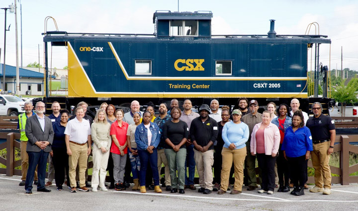 CSX Hosts WWP Warriors For Career Tracks Program