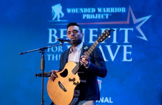 Sal Gonzalez performs at Wounded Warrior Project's annual event honoring supporters of the organization.