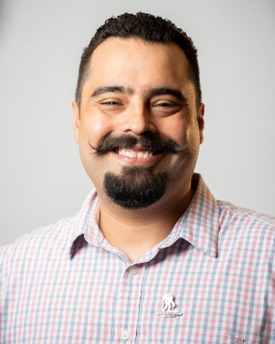 Man smiling at camera