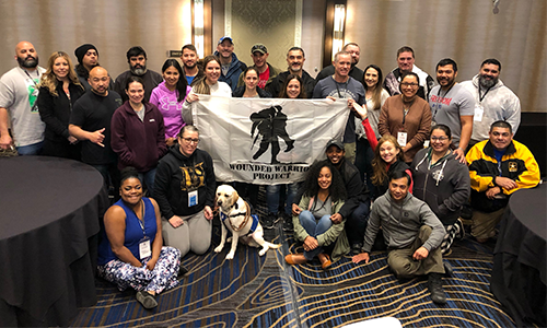 Veterans connecting at Wounded Warrior Project event