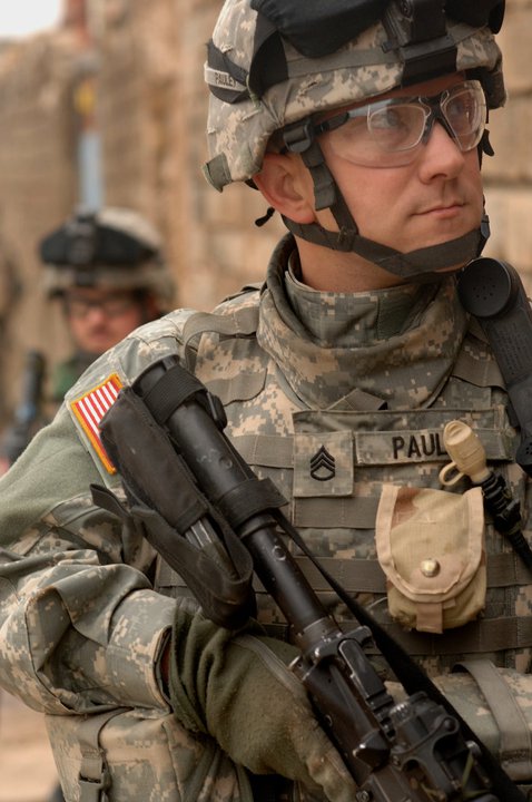 Jeremiah, squad leader for the 1st Armored Division
