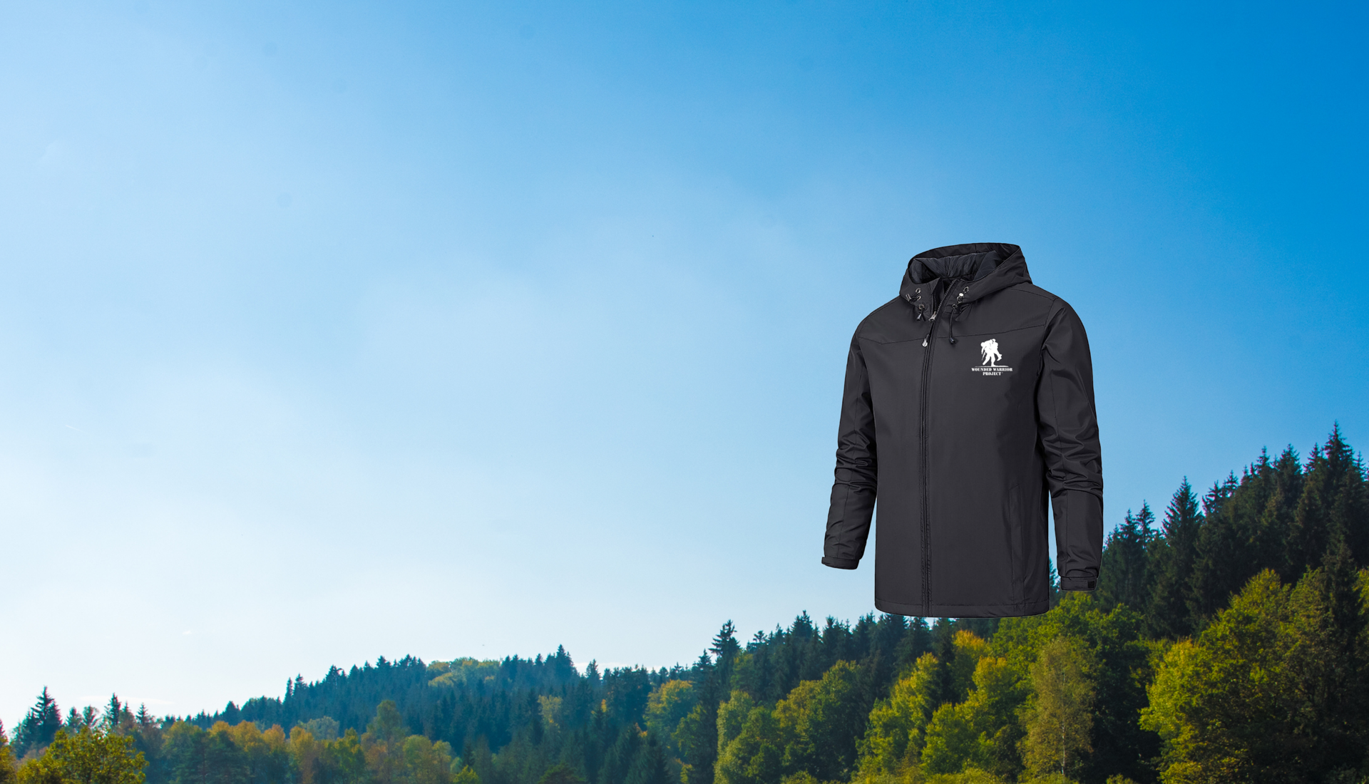 Black WWP Windbreaker Jacket