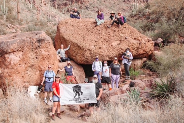 Nature walks help warriors combat anxiety.